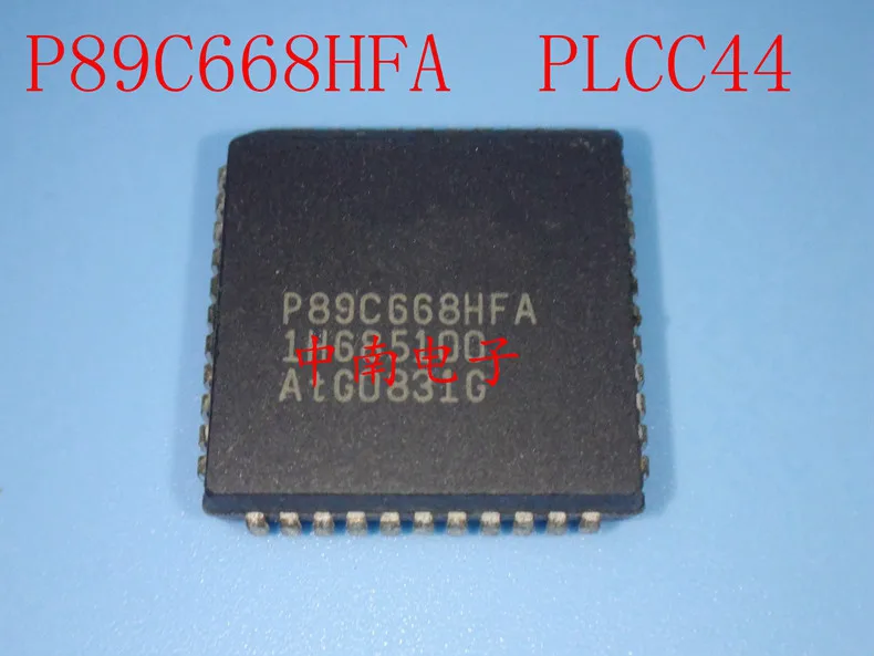 Бесплатная доставка 5 шт./лот P89C668HFA P89C668 PLCC44 8-бит микроконтроллеры-MCU новые оригинальные акции