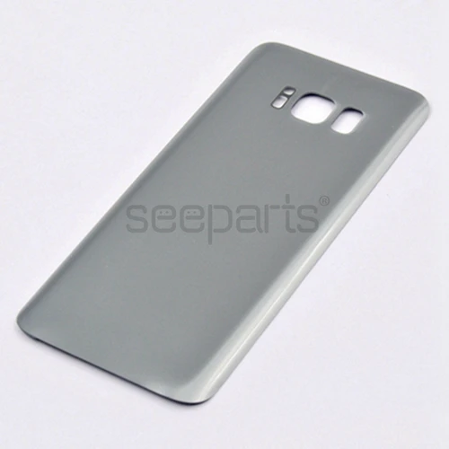 6," для samsung S8 Plus G955 G955F Крышка корпуса батареи Чехол для samsung G955F крышка батареи оболочка запасные части - Цвет: No camera lens silve