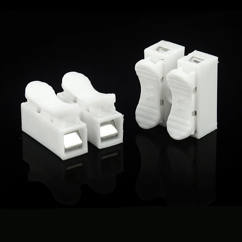 

10pcs CH-2 Press Type Electric Connection Quick Wiring Terminal for LED Lighting Dropshipping
