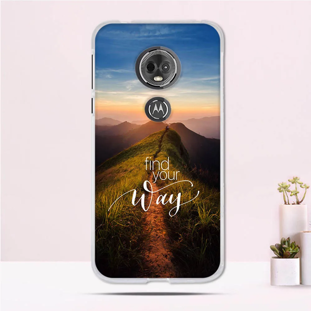Чехол для телефона Motorola Moto E5 задняя крышка E 5 го поколения Мягкий ТПУ G6 Play