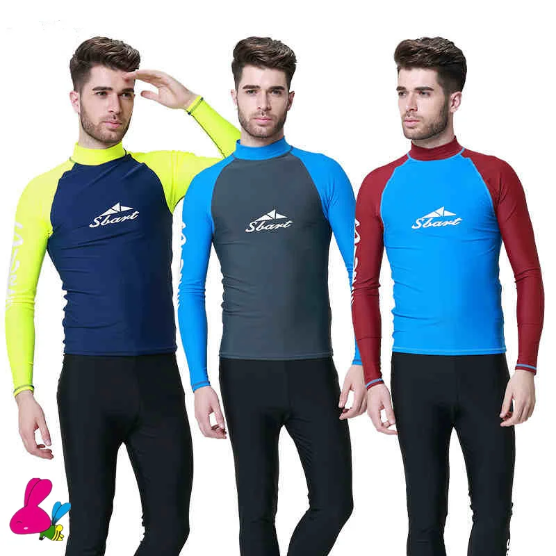 Men Rash Guard Tight Pant Leggings Anti UV Lycra Rashguard Full Length
