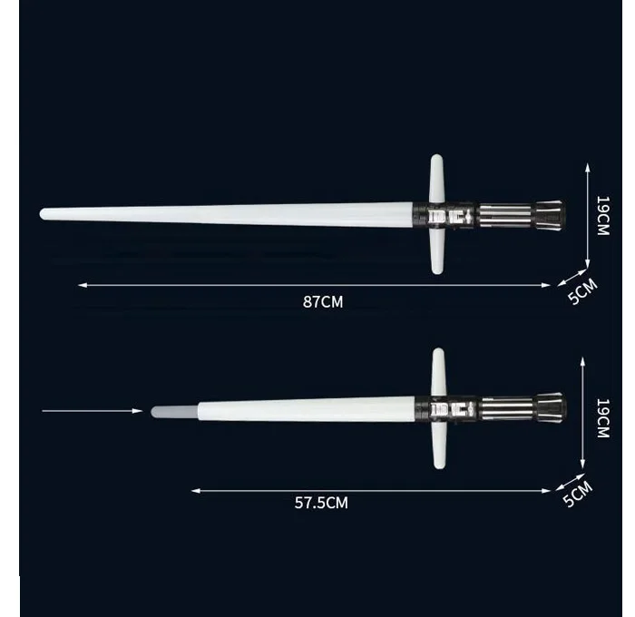 120 шт много детей люкс световой меч Tri-Saber со звуком светодиодный светящийся меч светящаяся палочка люминесцентные игрушки для детей