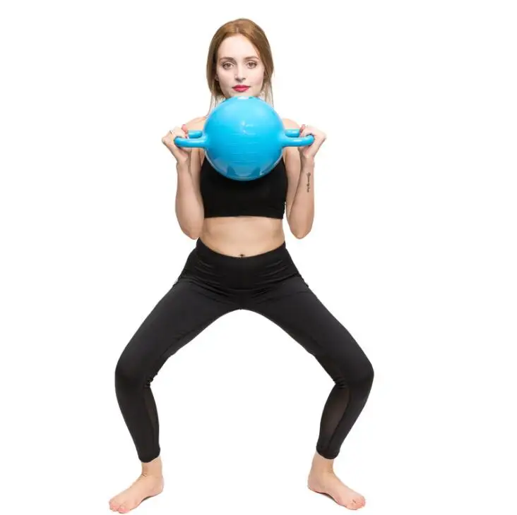 Впрыск воды Kettlebell интегрированный Фитнес Двойные Уши чайник-колокольчик