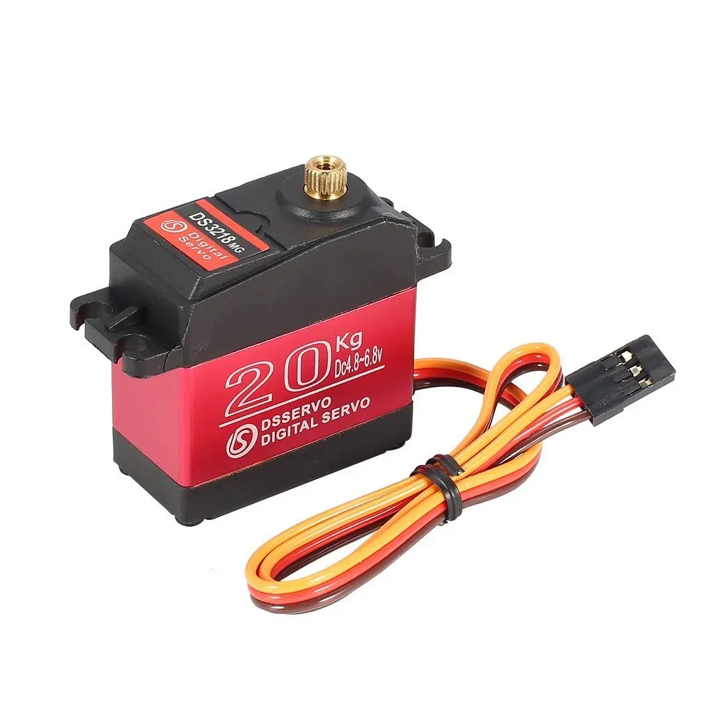 

4pcs DS3218 Steering Aluminum Gear Digital Servo for RC Crawler Truck Car Boat Airplane Helicopter Robot Parts Accessories