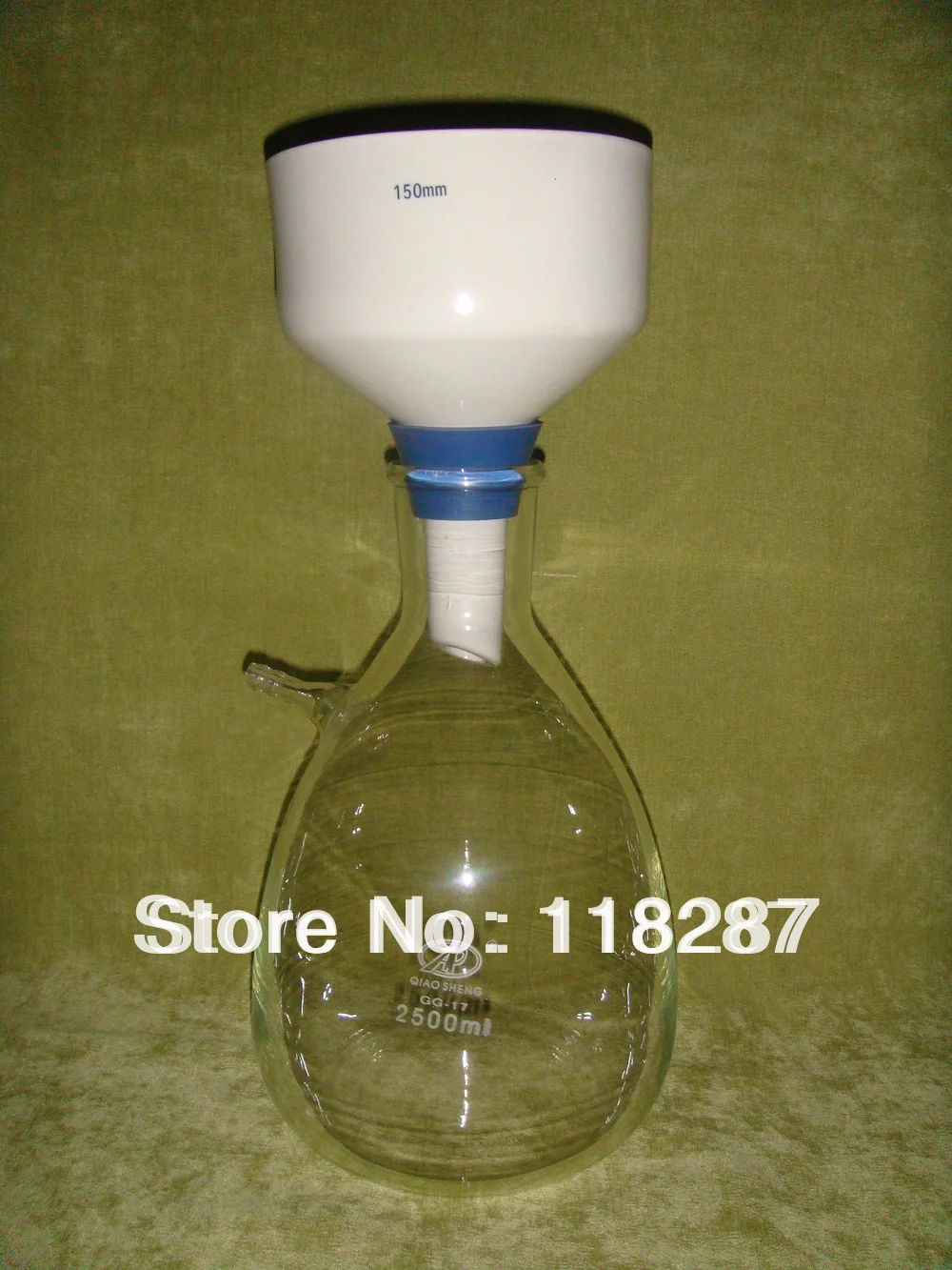 2500ml filter funnel kit,bucher funnel filteration bottle and