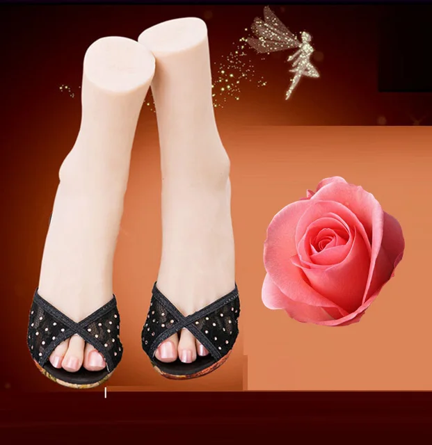 Solid silicone feet model sex products real doll man foot fetish toys