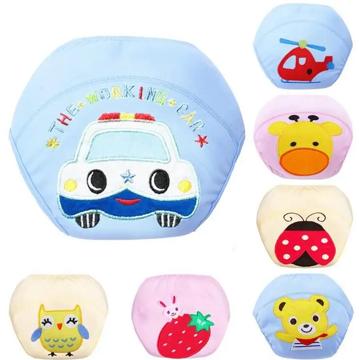 

7 kinds of styles BABY Diapers cover Washable Reusable BABY nappies changing training pant/Baby Diaper/Cotton Learning Pants #9