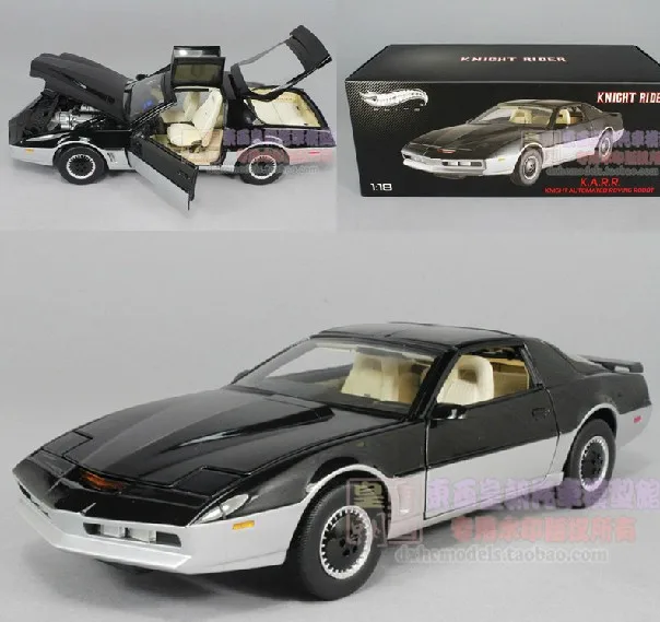 

Hot Wheels Elite 1:18 KITT KNIGHT RIDER KARR Metal Diecast Cars Collection Kids Toys Vehicle For Children Juguetes