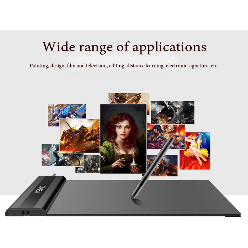 

VEIKK S640 Graphic Tablet Drawing Tablet 6x4 inch Drawing Tablet Pen 8192 Levels Analog drawing pencil HB 2B 6H 4H 2H 3B