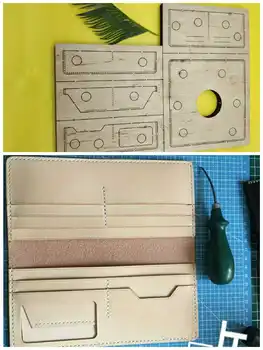 

Japan Steel Blade Rule Die Cut Steel Punch Wallet Cutting Mold Wood Dies for Leather Cutter for Leather Crafts 200x90mm