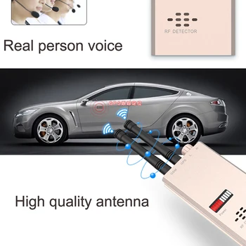 

1 PCS Wireless Signal Scanner GSM Finder Device RF Detector MicroWave Detection Security Sensor Alarm Find Anti-Spy safe protect