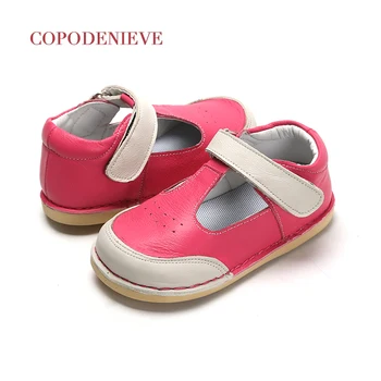 

COPODENIEVE little girl shoes kids loafers with fur genuine leather boy girls leather shoe girls dress shoes