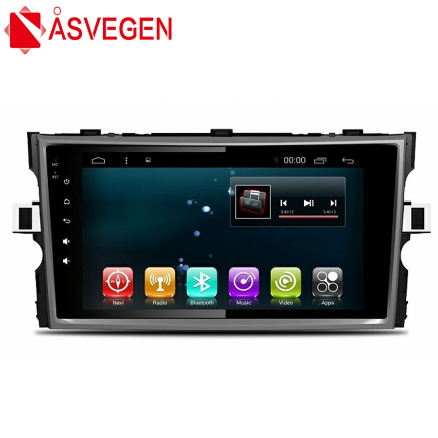 US $270.72 Asvegen 8 Inch Android 71 2GB32GB Quad Core Car Navigation Bluetooth Multimedia Audio Video Player For Toyota Verso Ez 2 016