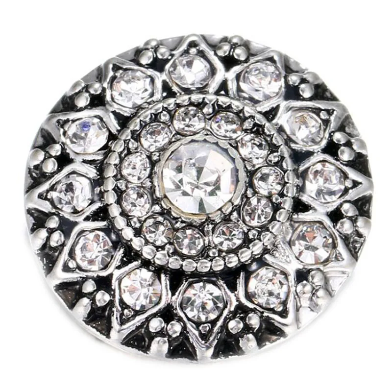 

10pcs/lot 2018 New Jewelry Metal 18mm Snap Button fit Ginger Snap Bracelets Bangles Women Snaps Jewelry