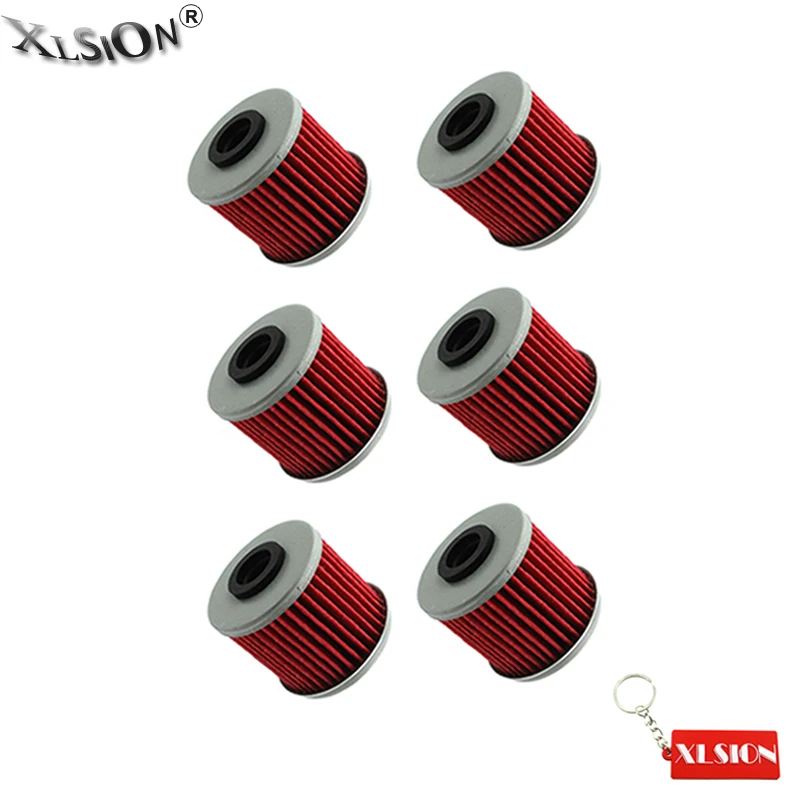 XLSION Aftermarket 6 шт. масляный фильтр трансмиссии для Honda 15412-MGS-D21 SXS1000 Pioneer 1000 M3 M5P 2-й 2016-2017