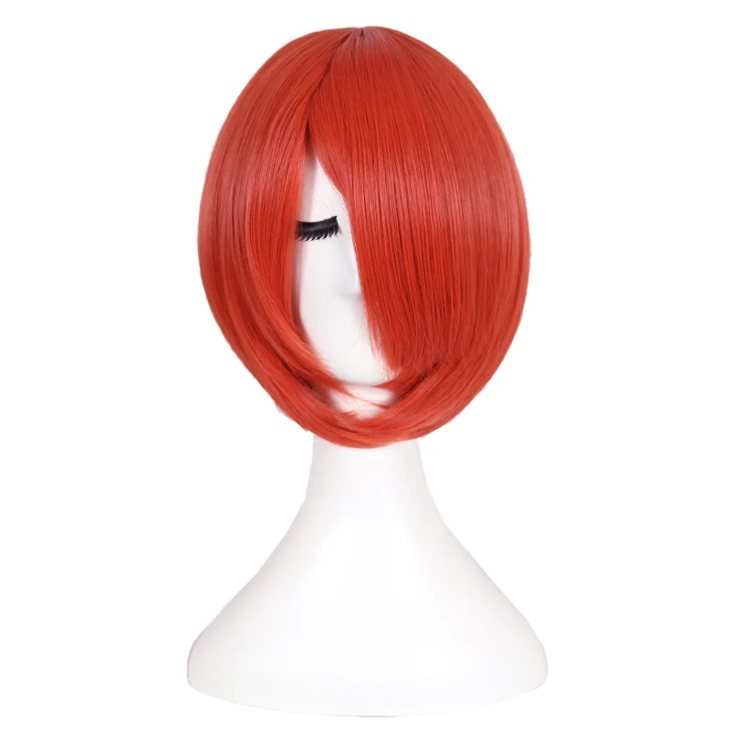 Plecare, 24 цвета, короткий синтетический парик, Pruiken, парики для женщин, Термостойкое волокно, шиньон, розовый, серый, прямые парики для косплея - Цвет: P1B/613