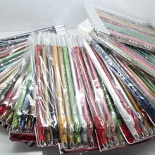 12 набор 12 цветов Новые водонепроницаемые тени для век макияж подводка для глаз карандаш профессиональный темно-синий блестящий подводка для глаз ручка с точилкой