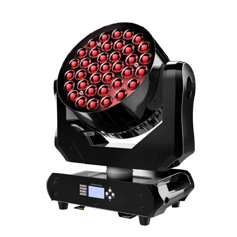 

Rasha High Power 700W O-sram 37*15W 4in1 RGBW LED Moving Head Wash Zoom Light Stage Disco Light With Powercon DJ Event Effect
