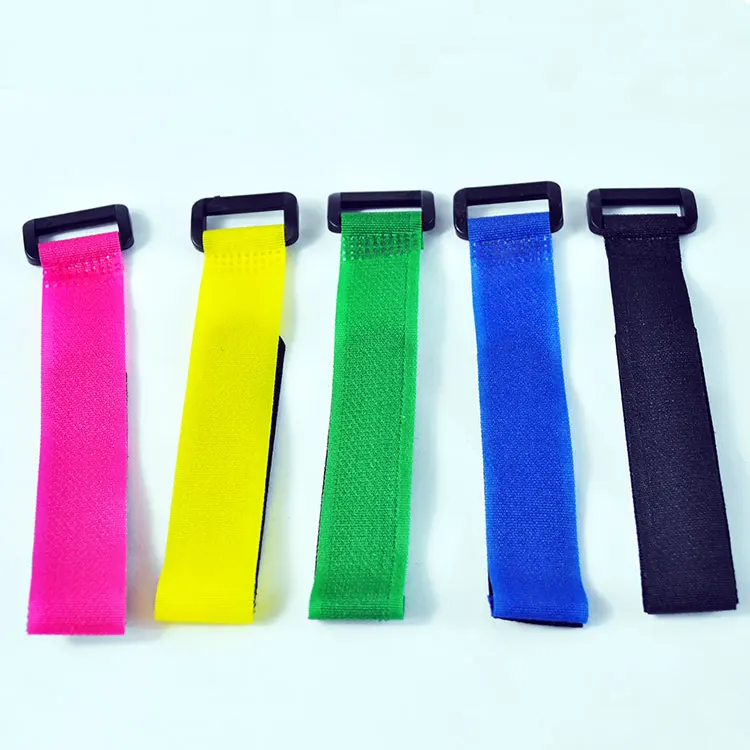 60pcs/lot Reusable Cable Ties Straps with Plastic button Strip Nylon