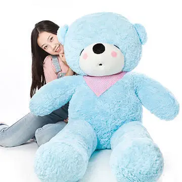 Stuffed Animal 47 Inch Sky Blue Sleeping Teddy Bear Plush Toy Soft