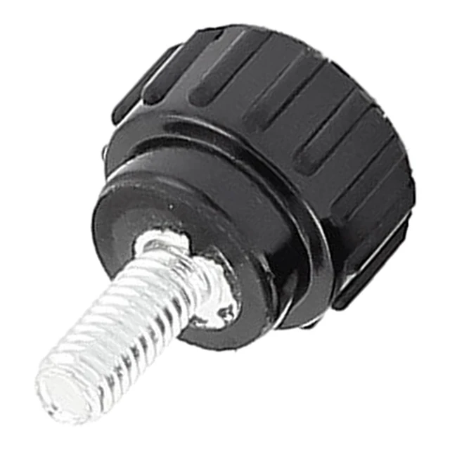 JFBL 6 Pcs M4x10 Threaded Knurled Thumbscrew Grip Knobs Thumb Screwin