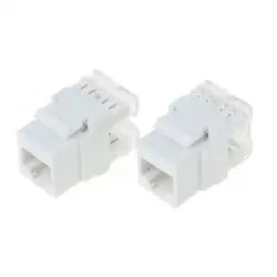 2 шт UTP CAT6A сетевой модуль информация гнездо RJ45 Keystone разъём кабельный переходник Keystone Jack