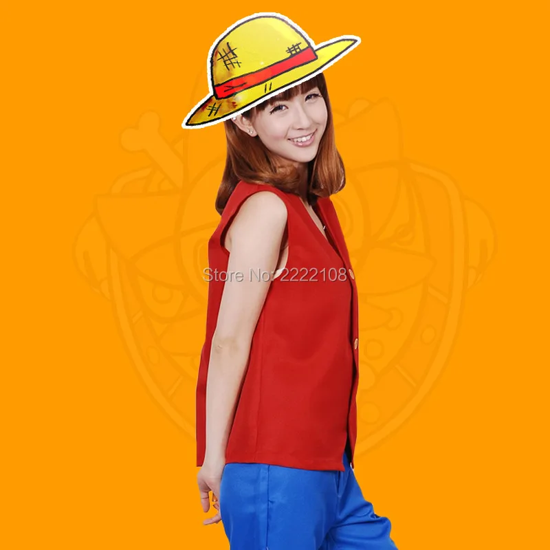 2016-hot-One-piece-Cosplay-Costumes-Monkey-D-Luffy-1st-Cosplay-T-Shirt-Pants-Hat-a (2)