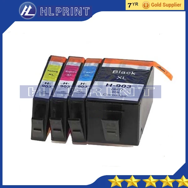 BK 50 мл 4pk совместимый картридж hp 903xl 907xl для HP Officejet Pro 6960 6970 All- в одном принтере |