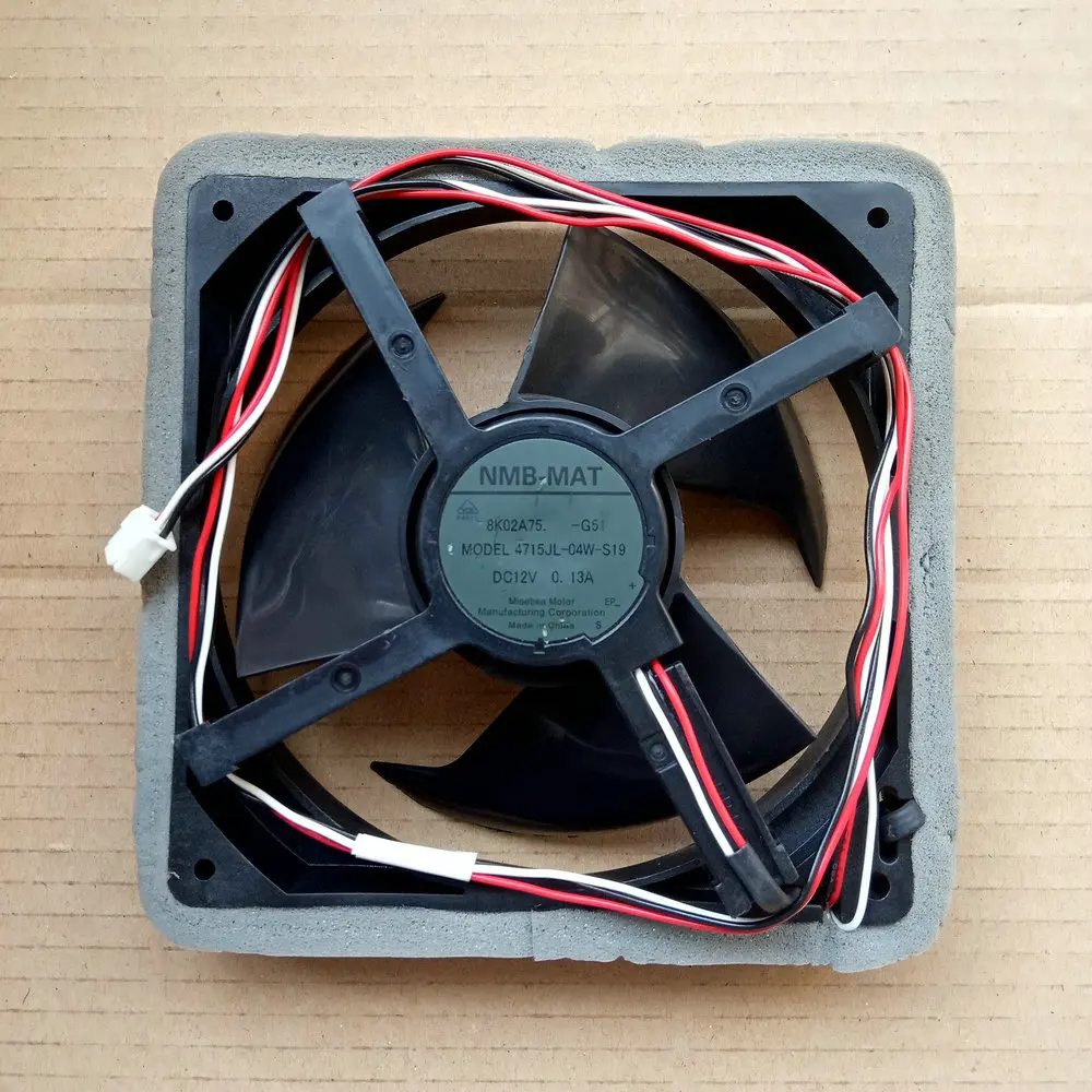 Новый оригинальный NMB-MAT модель 4715JL-04W-S19 12V 0.13A для холодильника Вентилятор