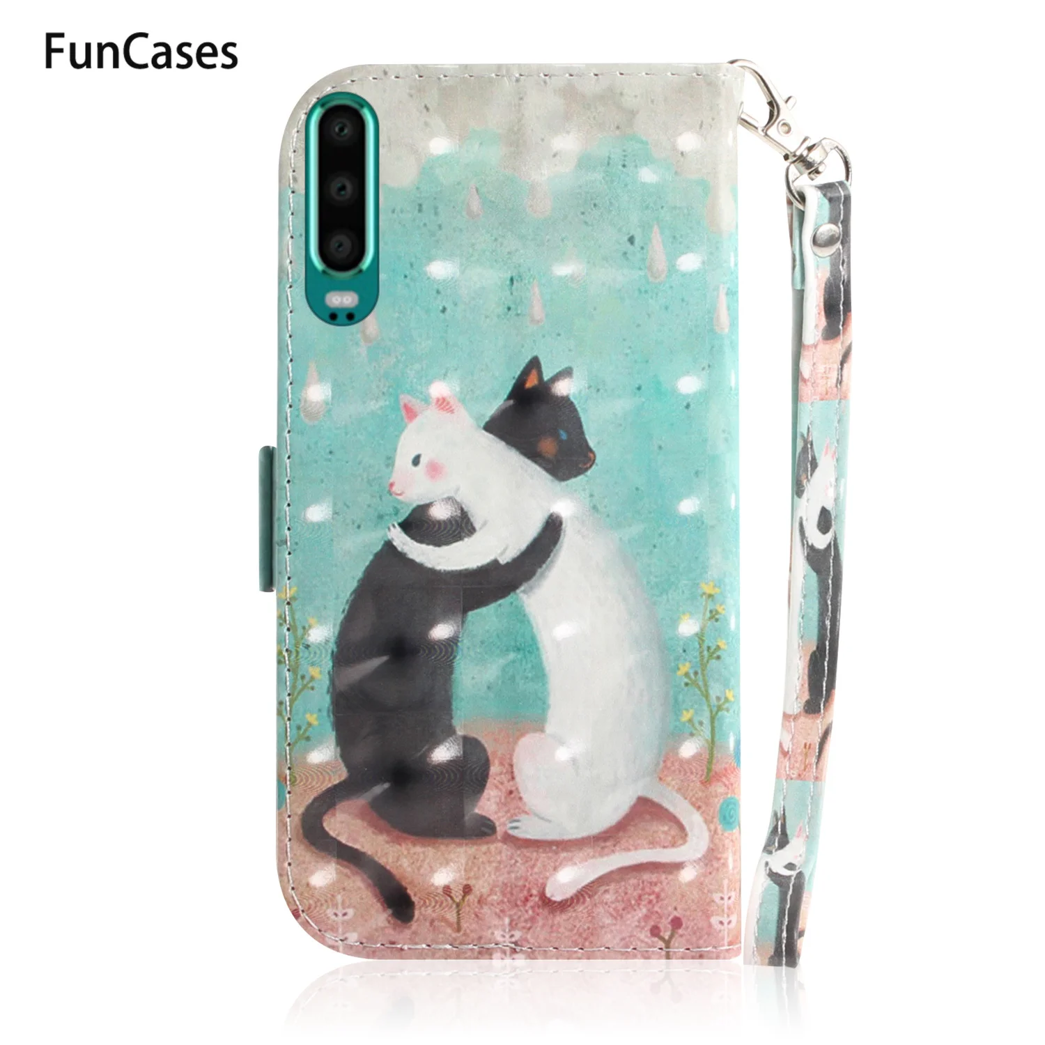 Чехол для мобильного телефона чехол huawei P30 Павлин Capinhas Bumper аксессуар hoesje флип