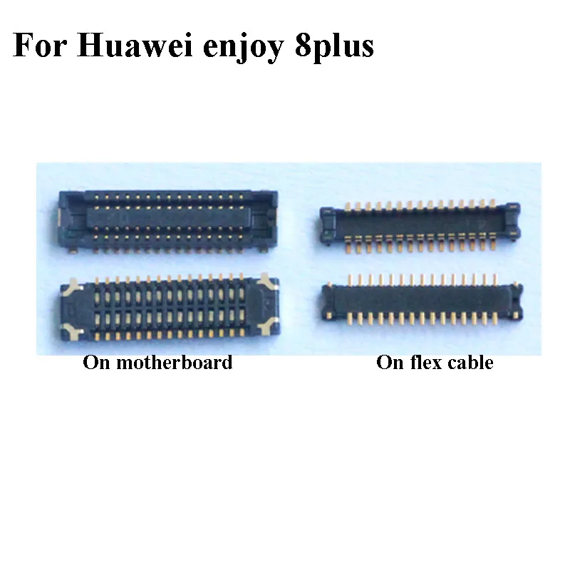 5 шт. FPC Разъем для Huawei enjoy 8 plus ЖК-экран на гибком кабеле материнской плате |