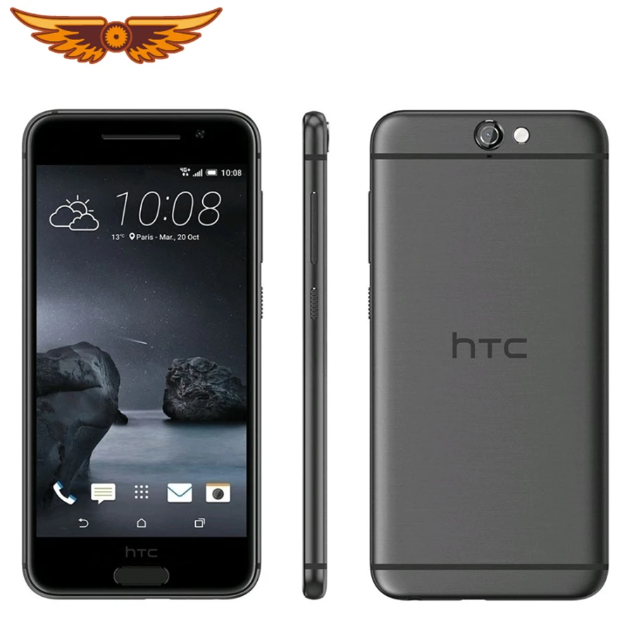 Original débloqué HTC One A9 Octa core 5.0 pouces 16/32GB ROM 2/3GB RAM 13.0MP LTE 4G Android 6.0 téléphone portable avec empreinte digitale