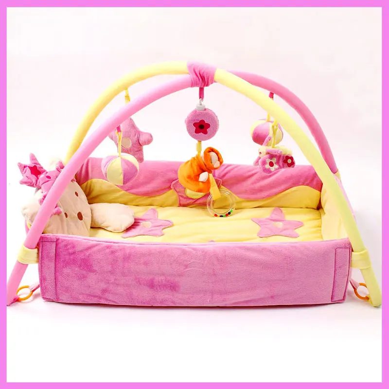 Buy Baby Game Blanket Pink Princess Baby Gym Activity Playmat Playpens Stuffed