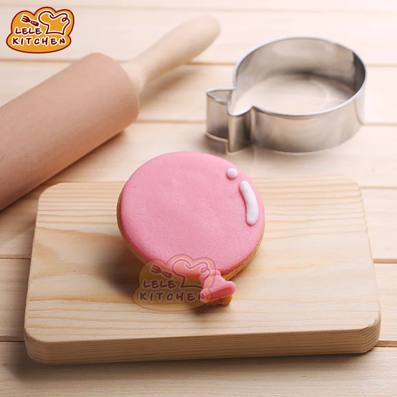 

Creative stainless steel cookie mold balloons Valentine's Day gift Christmas decoration balls cut mold bakeware confectionery