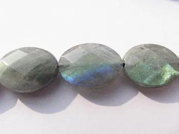 

genuine labradorite 2strands 10x14 12x16 13x18mm high quality oval egg faceted blue jewelry beads