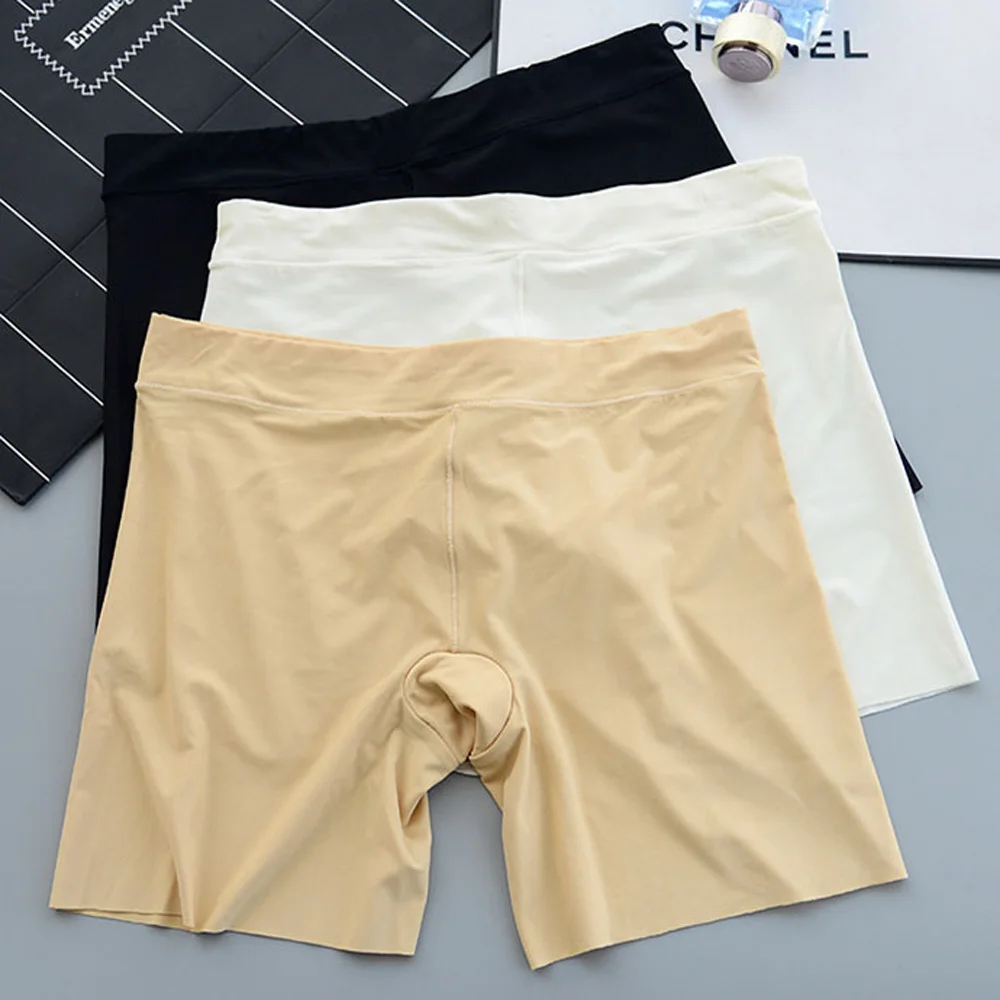 La MaxPa Лидер продаж Летние бесшовные безопасные Короткие трусы женские гладкие