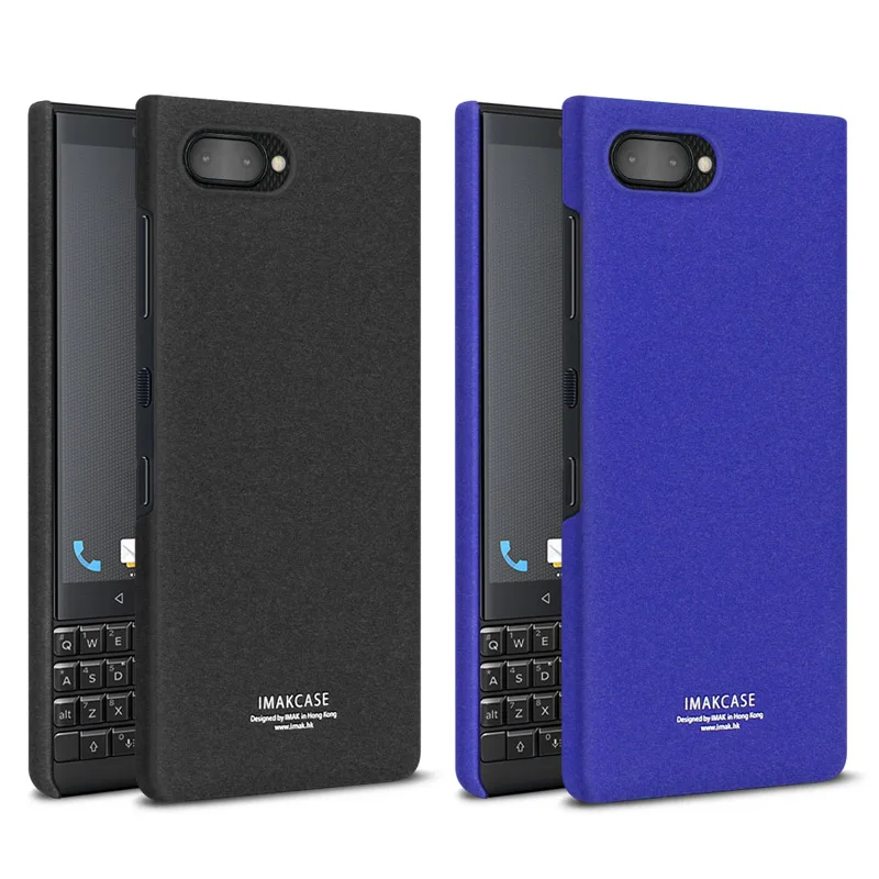 iMak Cowboy Frosted Phone Cases For BlackBerry KeyTwo Case +Screen Protector Film + Ring Holder Key2 case |