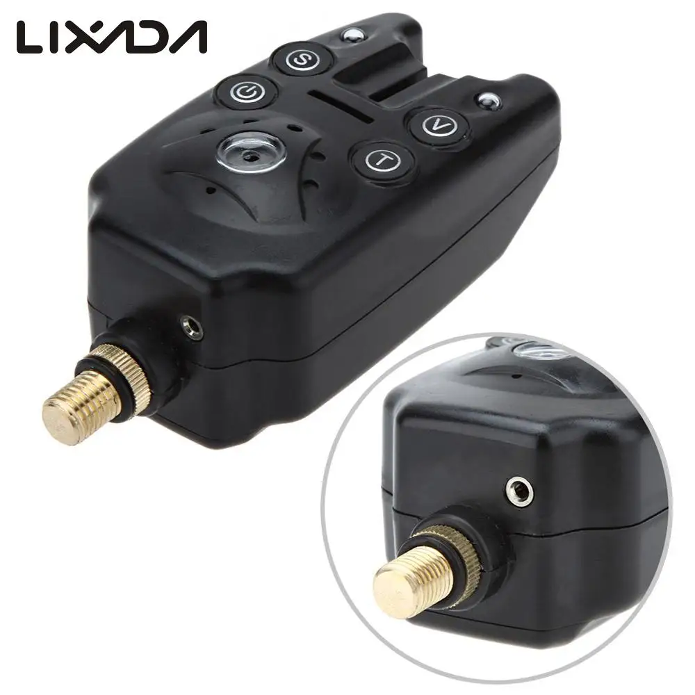 

Lixada 2 LED Adjustable Tone Volume Sensitivity Sound Alert Fishing Bite Alarm Water Resistant Fishing Alarm for Fishing Rod