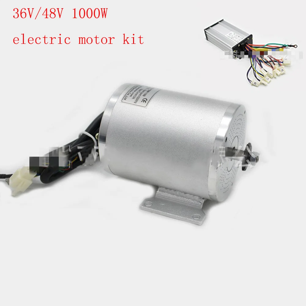 

36V/48V 1000W DC electric motor with controller High Speed Mid Drive Conversion Kit for Scooter/escooter /ebike/Moto/tricycle