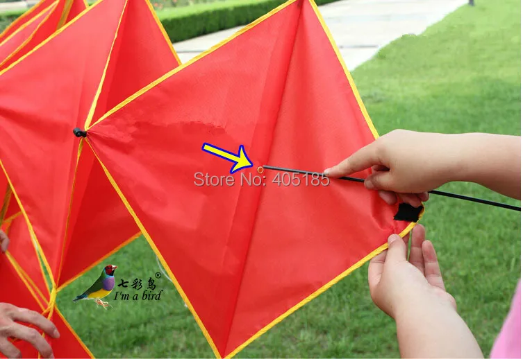 Outdoor Fun Sports 3D Red Diamond kite  Good Flying 6