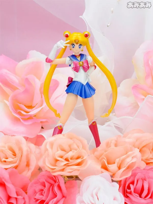 Японское аниме "Pretty Guardian Sailor Moon" Оригинальная фигурка BANDAI Tamashii нация СВЧ/S. H. Figuarts-Сейлор Мун