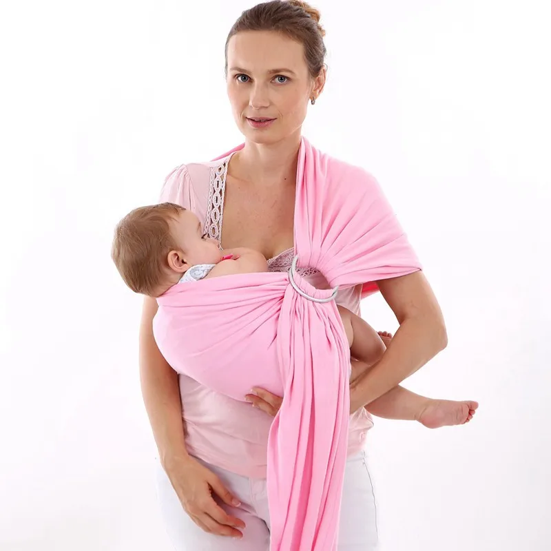 MOTOHOOD Adjustable Ergonomic Baby Carrier Metal Ring Sling Front Carry Kangaroo Cotton Warp Breast-Feeding Carrying 0-36months (2)