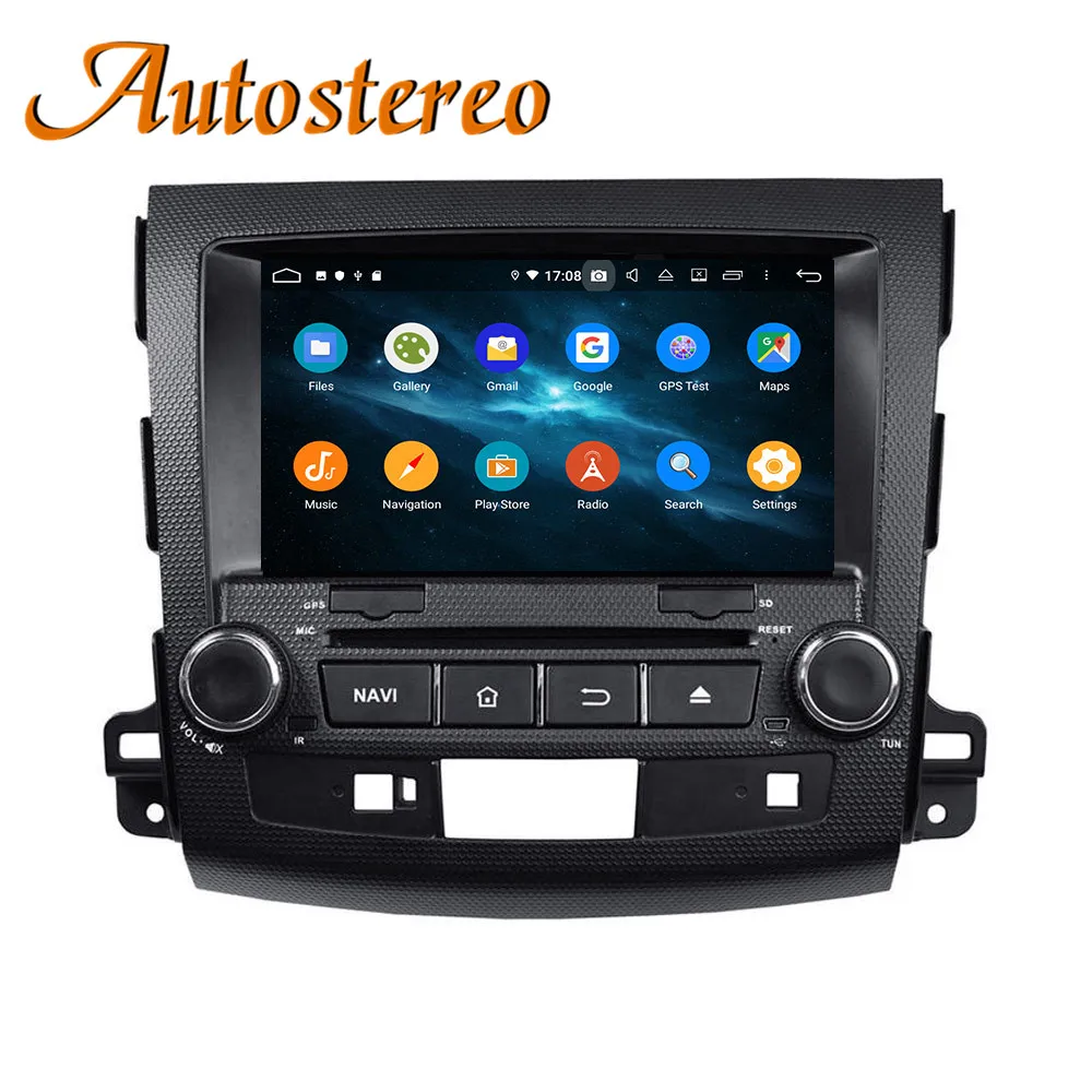 Discount Android 9 Car DVD player auto GPS Navigation for Mitsubishi Outlander/For Peugeot 4007 radio tape recorder headunit DSP MAX 64G 5