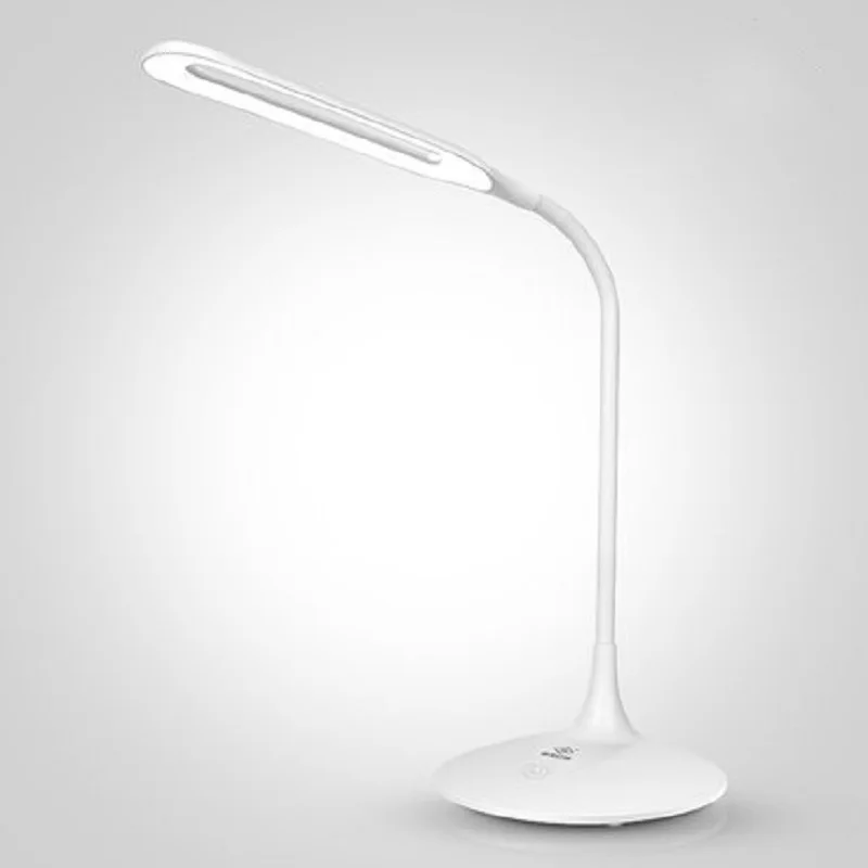 

48 LEDs Table Lamps Rechargeable Plug In Dual Power Modes Electrodeless Dimming Luminary Study Room Office Bedroom Night Lights