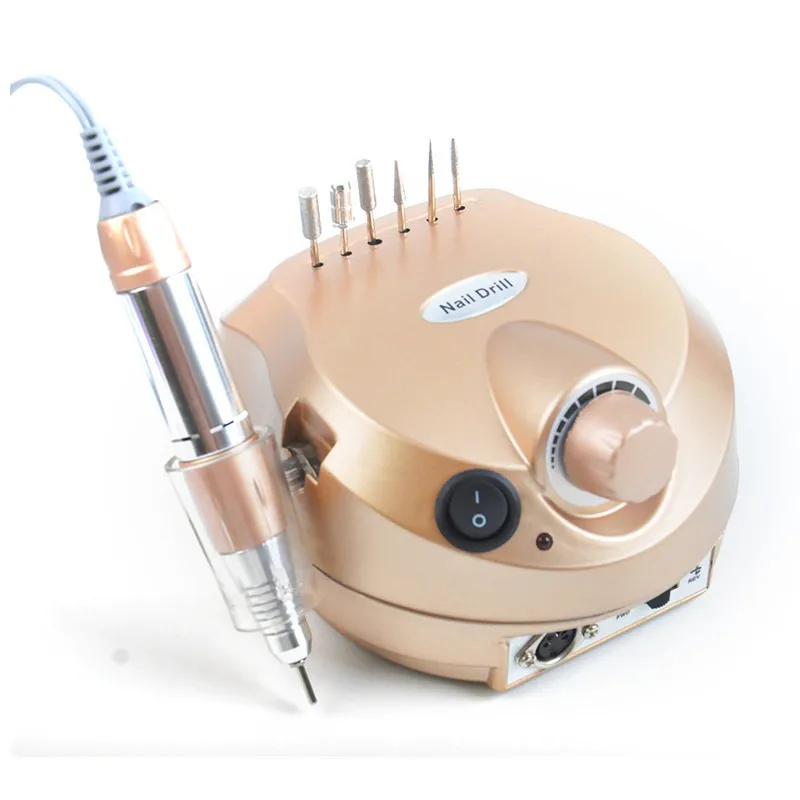 

Professional Electric Manicure Drill File Machine Pedicure Kits Nail Polish Art Tools Adjustable Six types Nail Drill Basic Bits