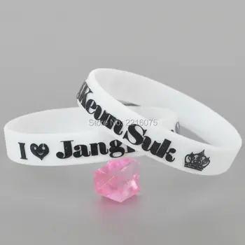 

300pcs Jang Keun Suk wristband silicone bracelets free shipping by DHL express
