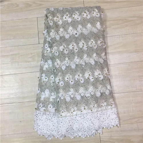 Best Selling Swiss voile white laces African Lace Fabric Nigerian French Tulle 2017 High Quality bead | Дом и сад