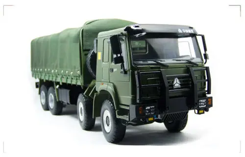 Модель из сплава масштаб 1:24 SinoTruk HOWO 8*8 армейский внедорожник военный грузовик