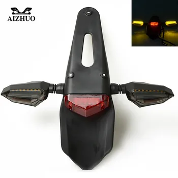 

Motorcycle Rear Fender Taillight Turn Signal Pit Dirt Bike for SUZUKI RMZ RMX DRZ DR RM 85 125 250 RMZ 250 450 RMX 250S DR250R