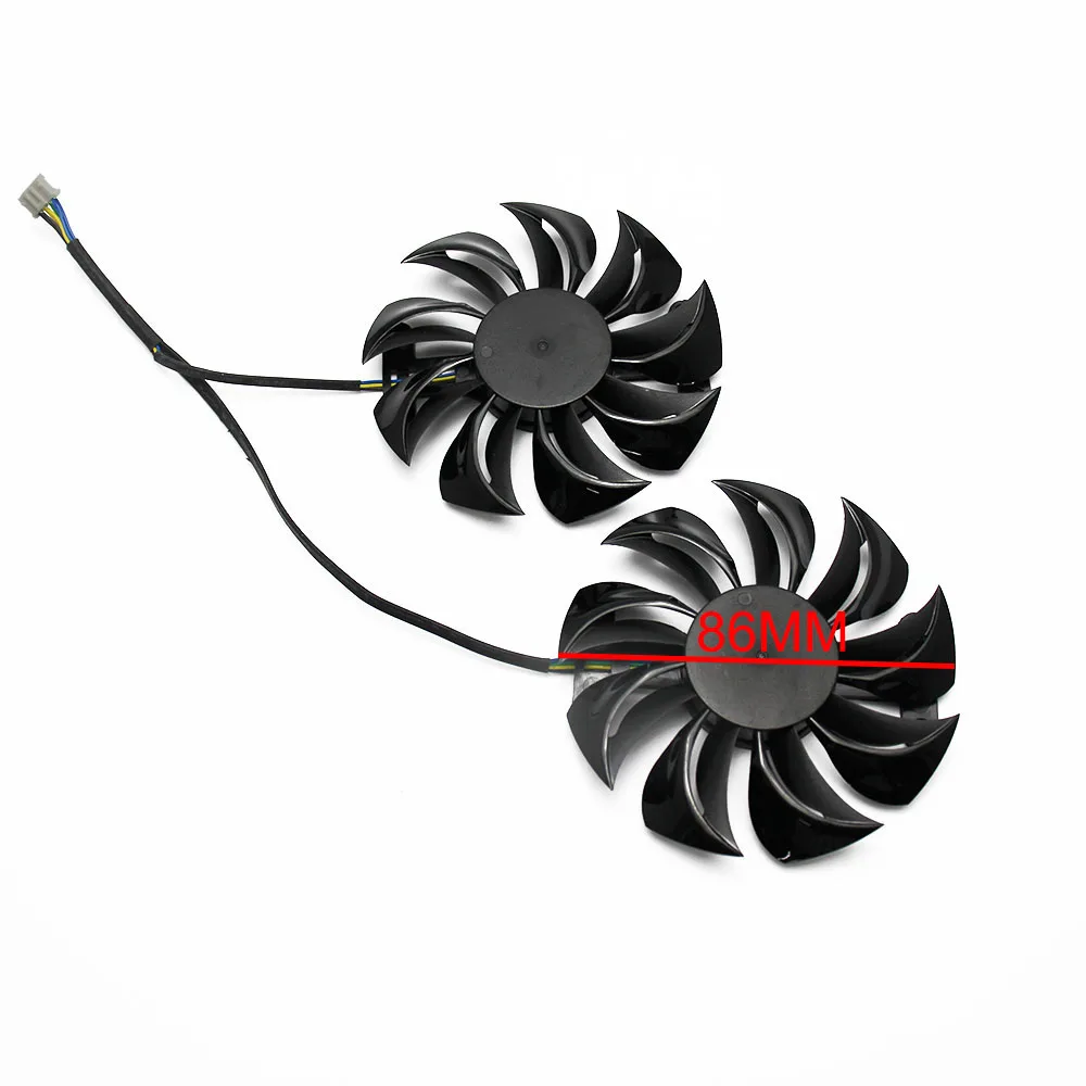 GA91S2U PowerColor красный дракон RX480 RX580 RX470 GPU Графика альтернативный охлаждающий вентилятор для RX 580/480/470 видеокарты вентилятор охлаждения